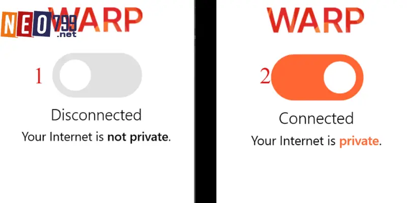 Đăng nhập NEO79 - Khám phá kho trò chơi hấp dẫn, thú vị 4 Đăng nhập với WARP 1.1.1.1 để bắt đầu quá trình cược