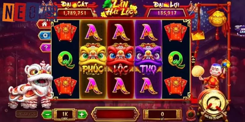 Quay Slot Lân Hái Lộc – Trải Nghiệm Săn Hũ Siêu Khủng 3 Các tỷ lệ trúng thưởng khi quay slot Lân Hái Lộc